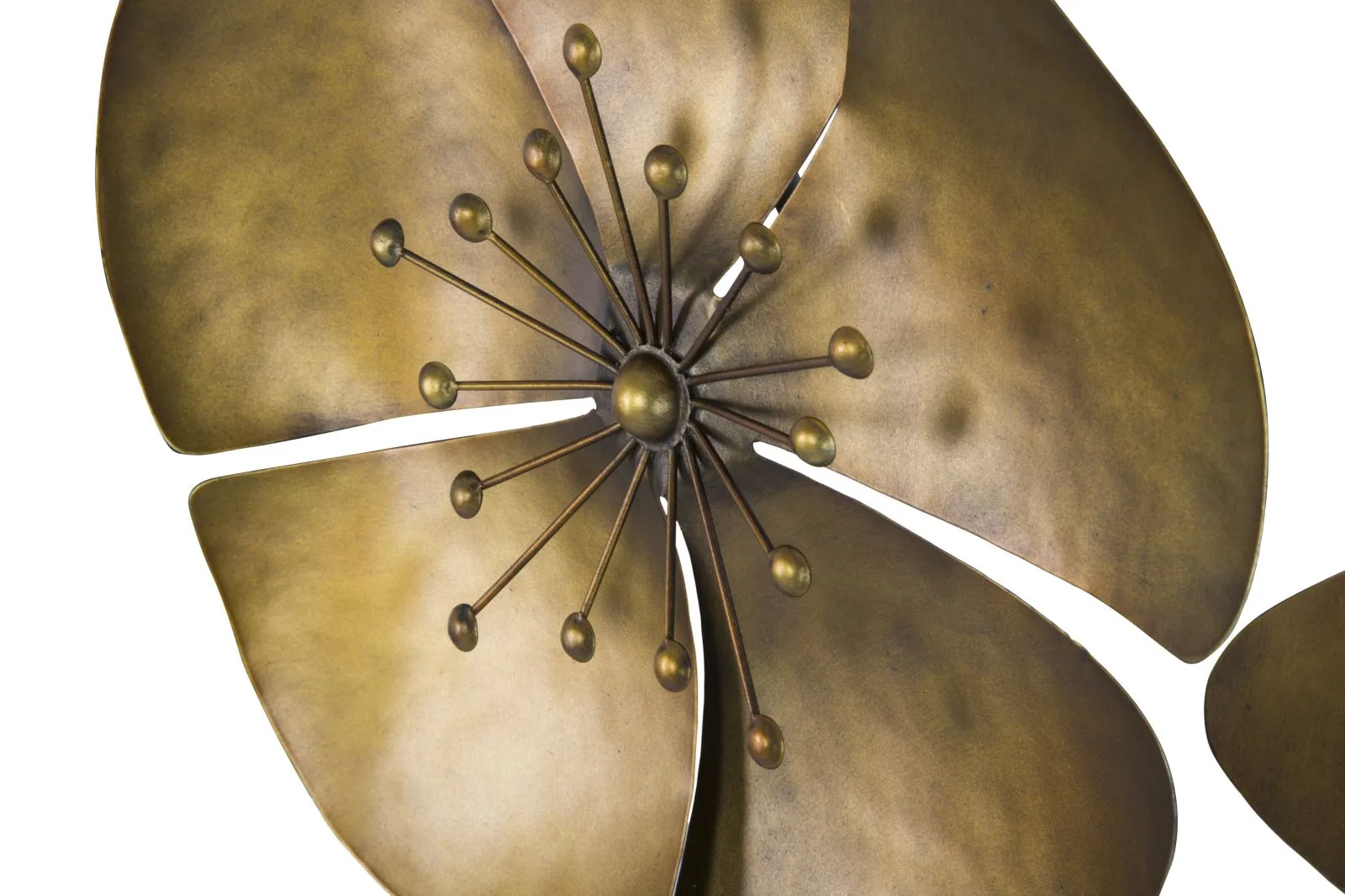 Golden Flower Wall Decor