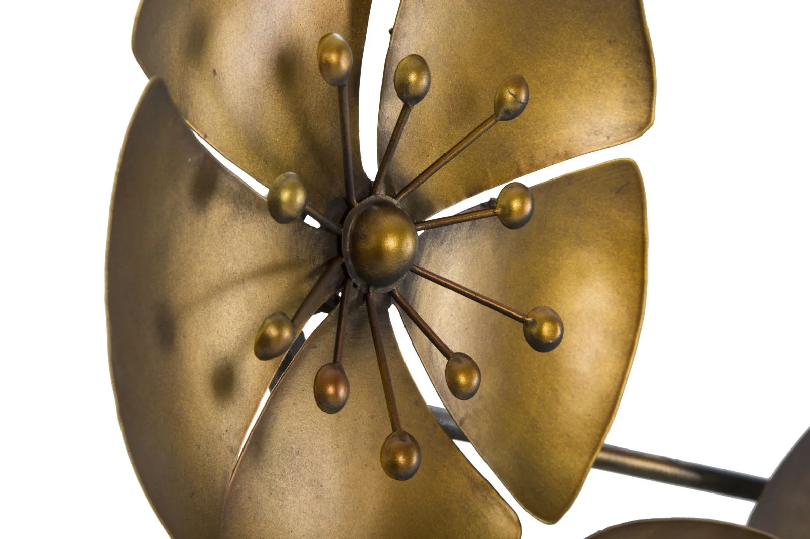 Golden Flower Wall Decor