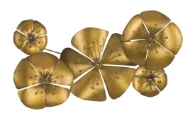 Golden Flower Wall Decor