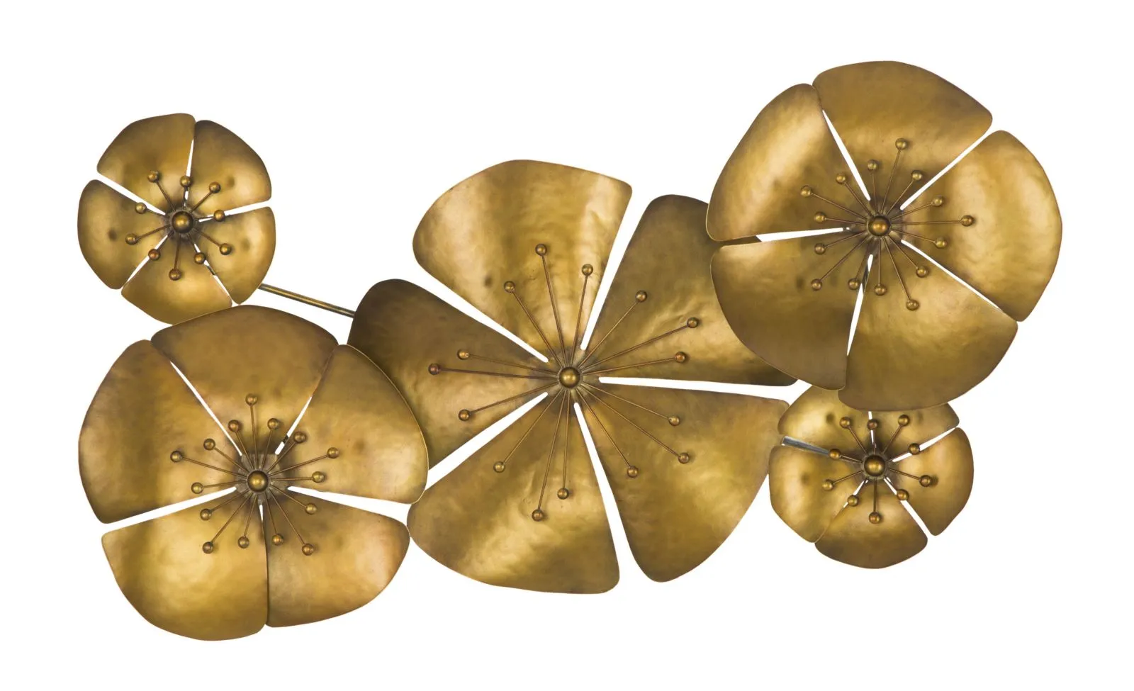 Golden Flower Wall Decor