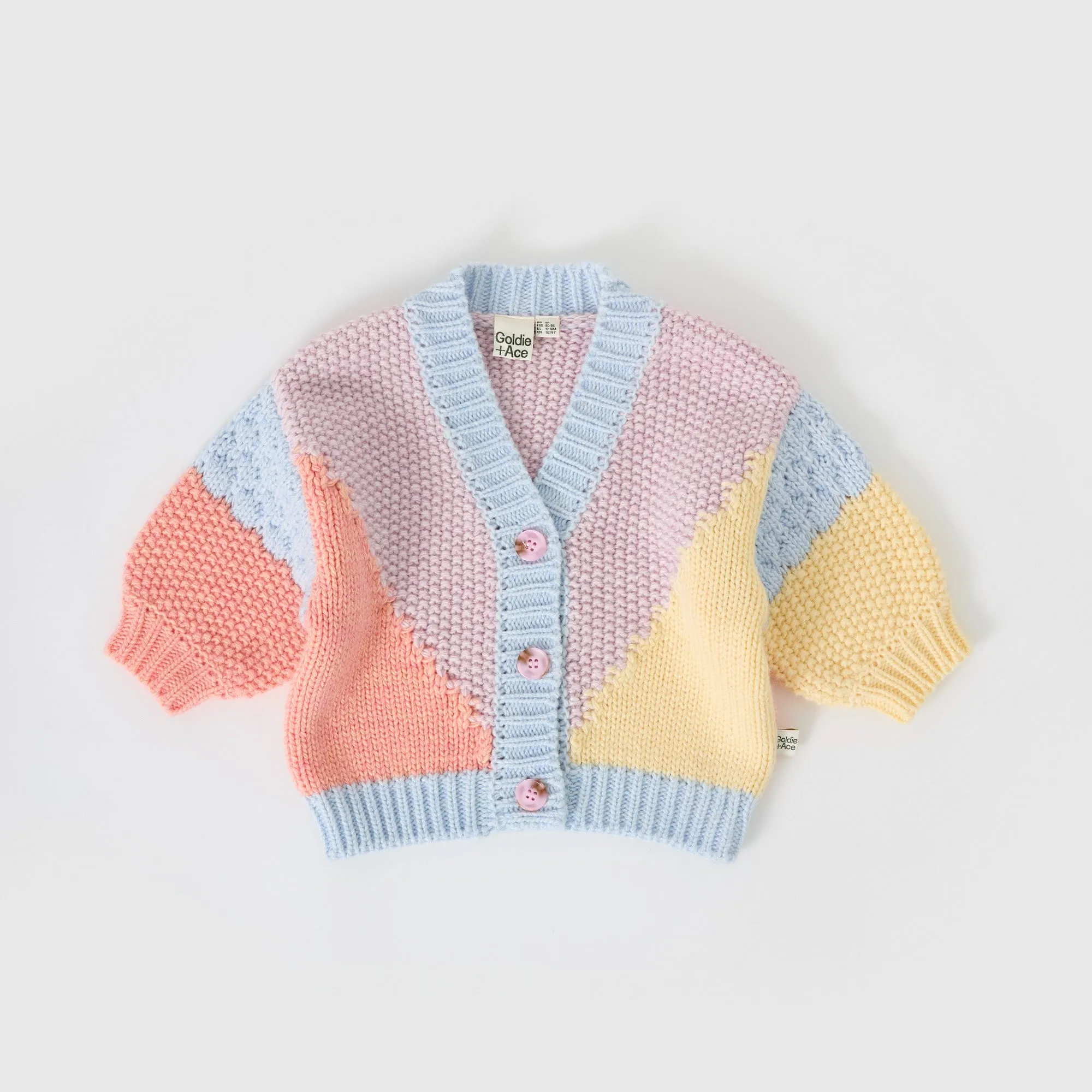 Goldie   Ace Colour Block Knit Cardigan