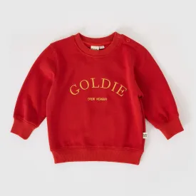 Goldie   Ace Goldie Crew Embroidered Sweater