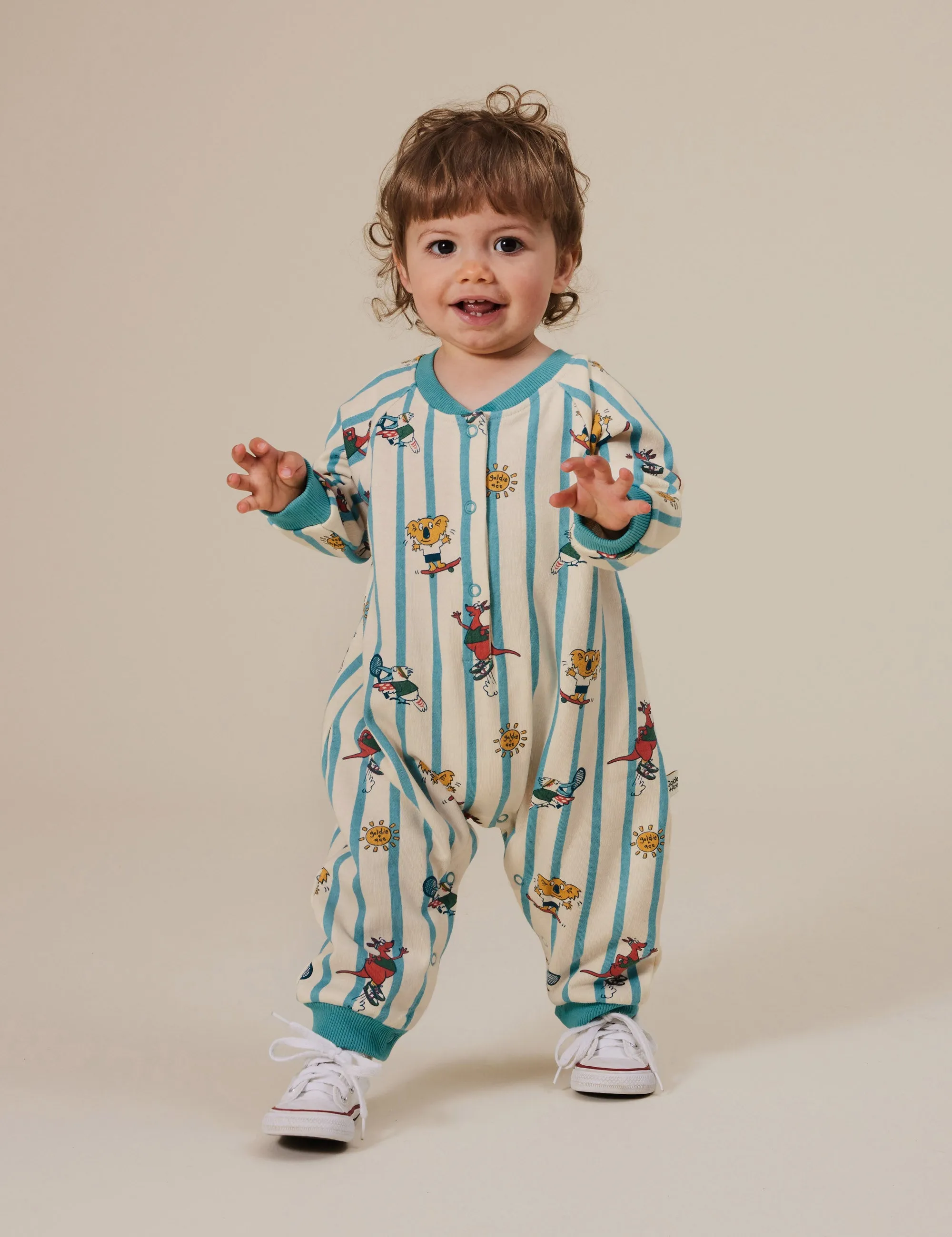 Goldie   Ace Goldie Squad Relaxed Terry Romper
