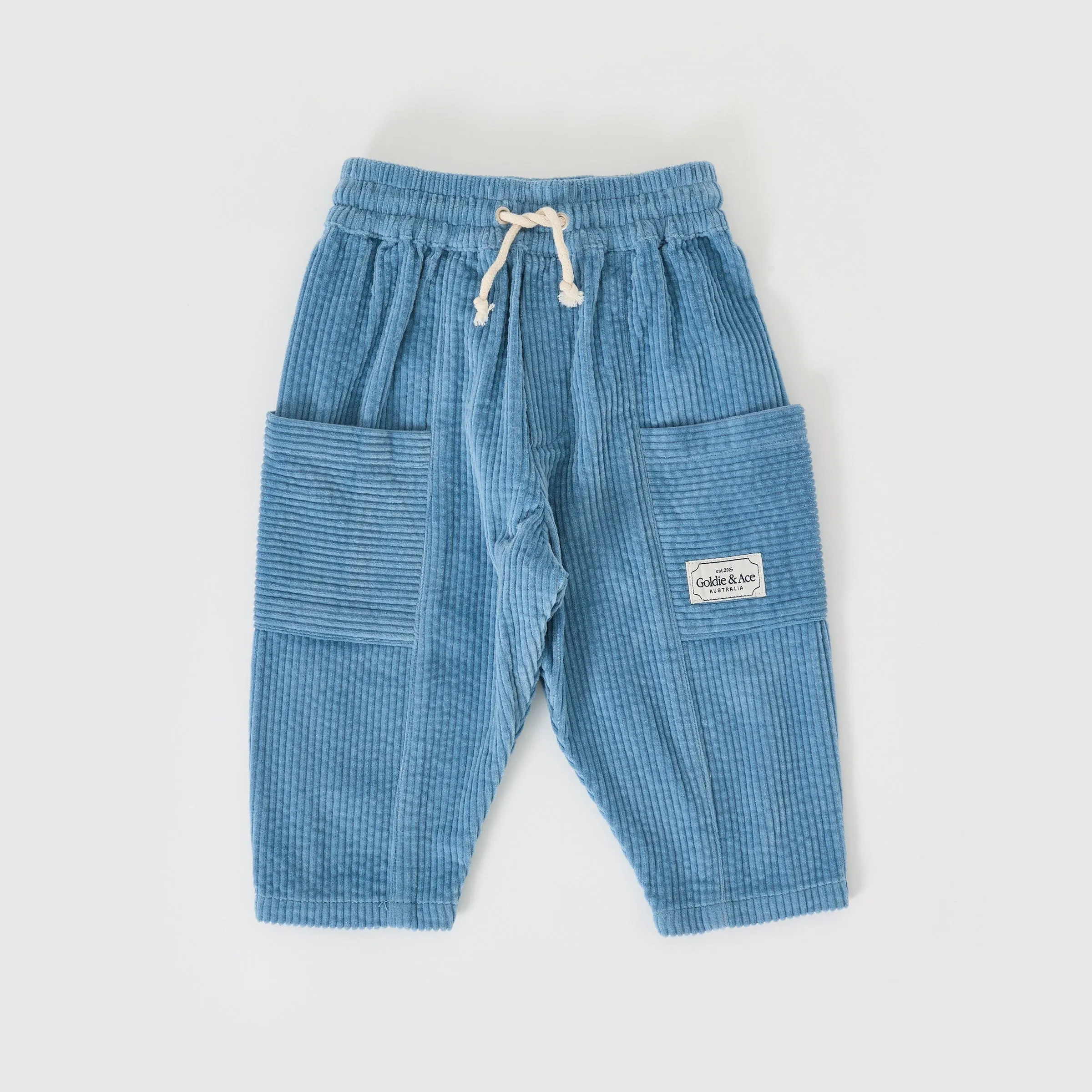 Goldie   Ace Kit Corduroy Pocket Pant Duck Egg