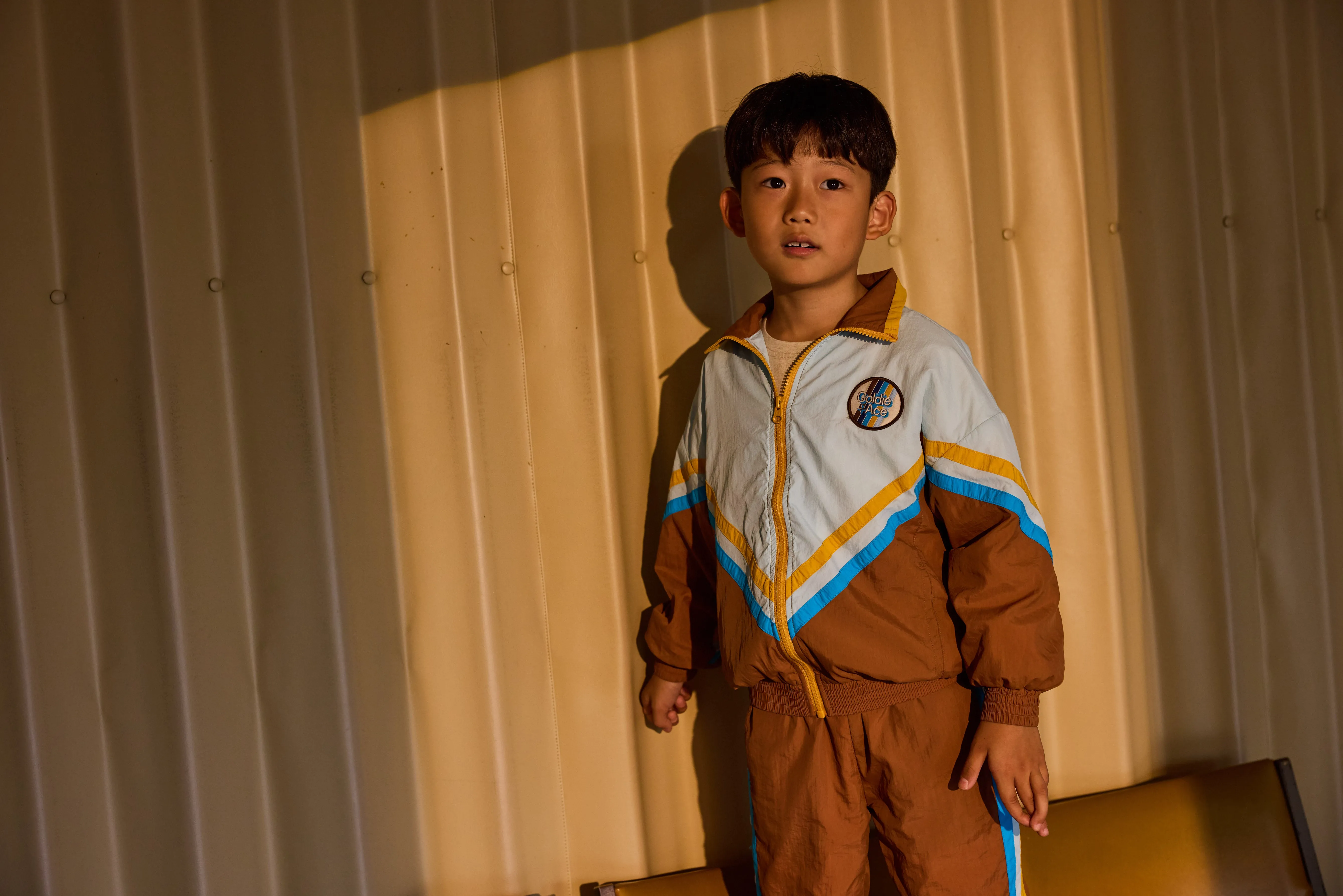 Goldie   Ace Retro Lightweight Spray Jacket Brown