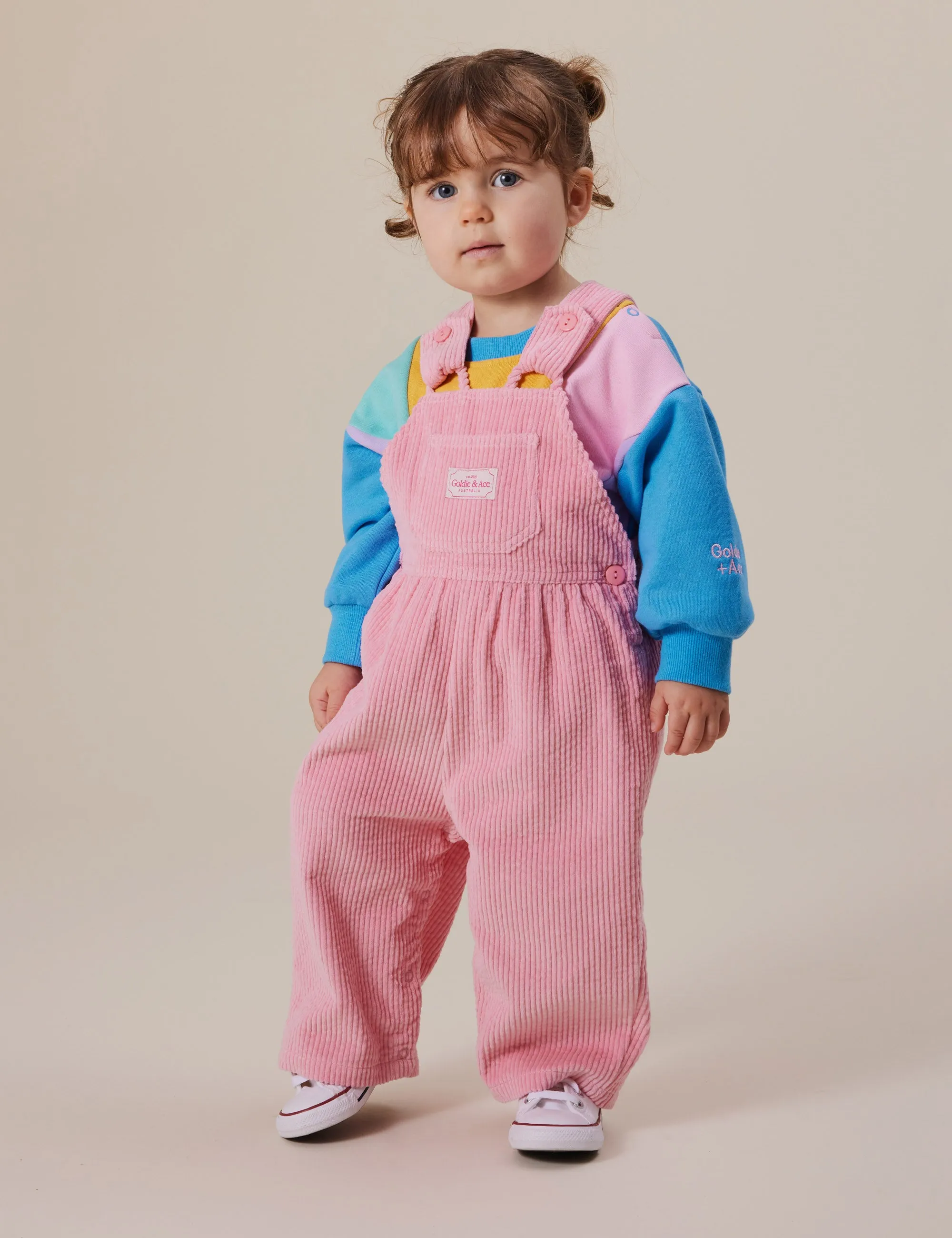 Goldie   Ace Sammy Corduroy Overalls Sweet Pea