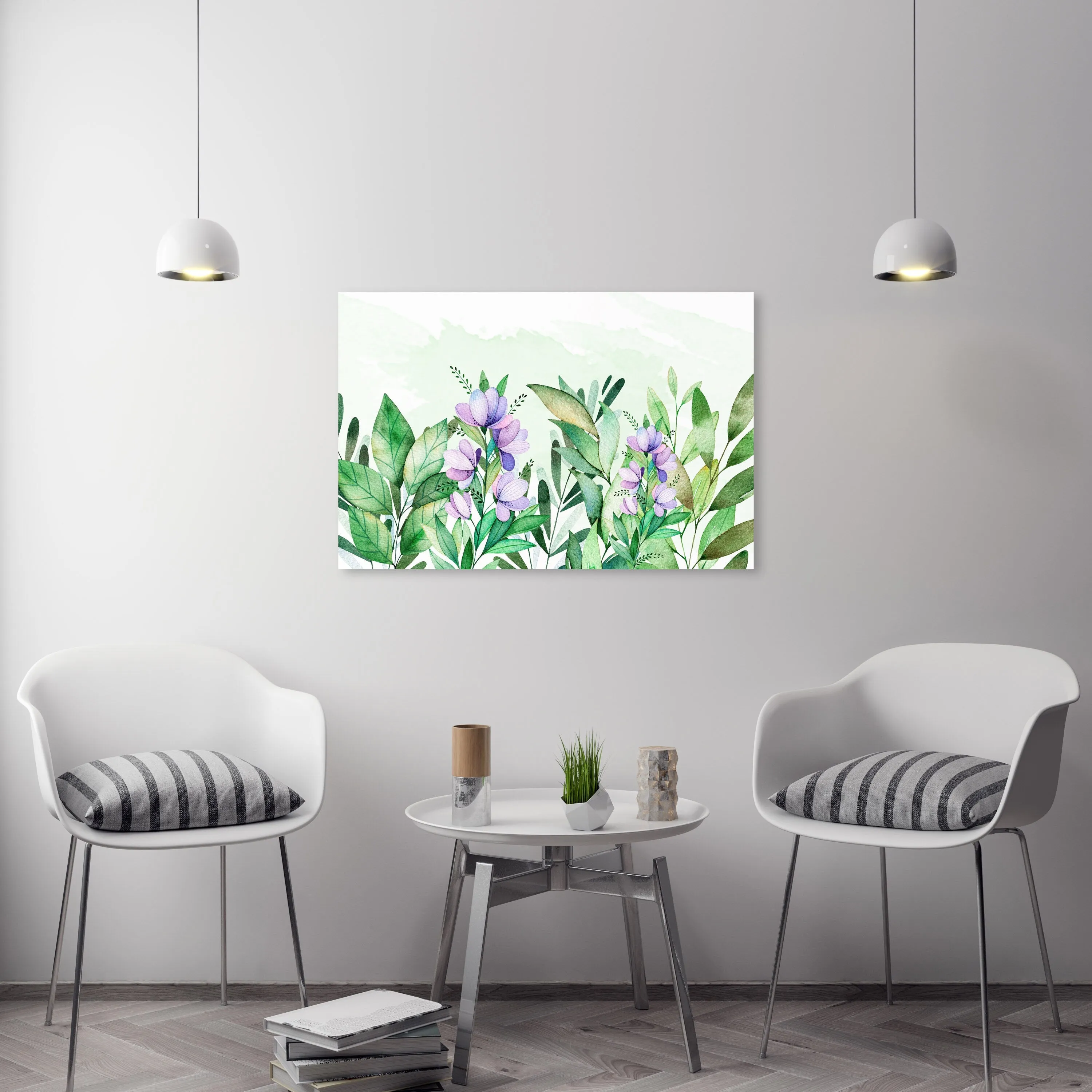 Herb wall art, floral paintings, flowers canvas wall art, wall hanging decor, wall art for bedroom