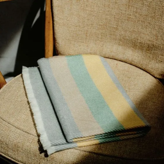 Irish Lambswool Yellow Baby Blanket