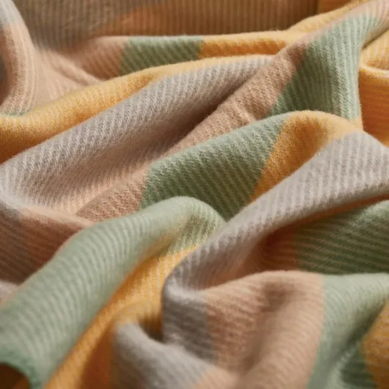 Irish Lambswool Yellow Baby Blanket
