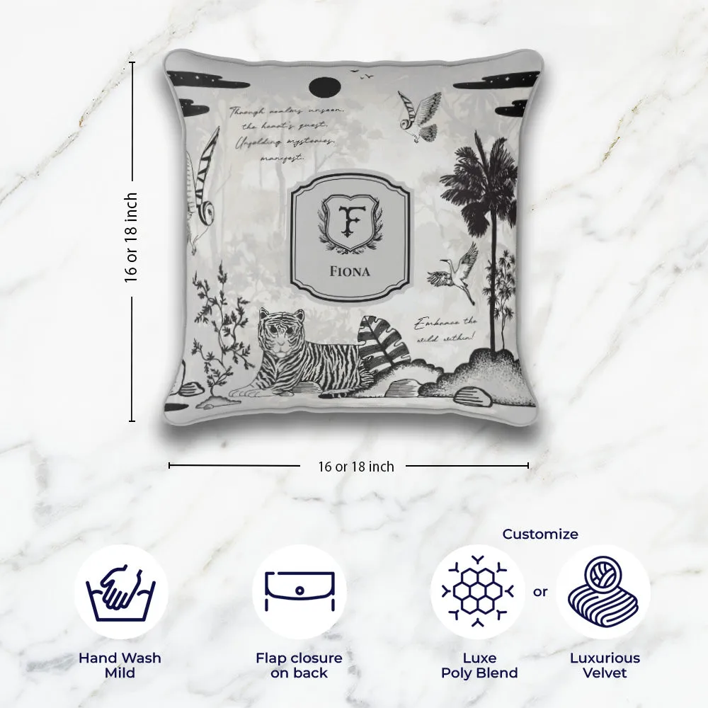 Jungle's Sonnet Cushion Cover