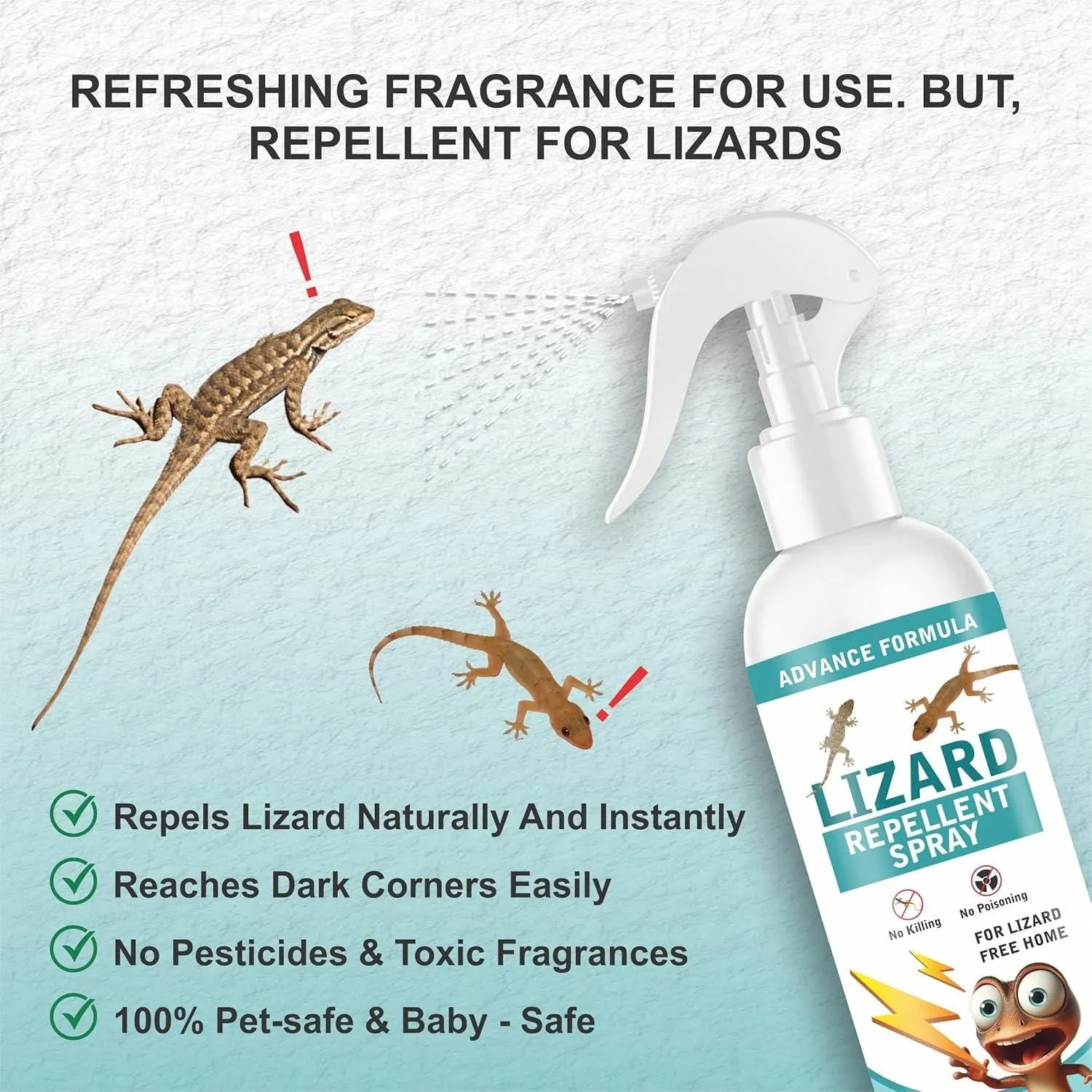 Lizard Repellent for Home Spray - BUY 1 GET 1 FREE