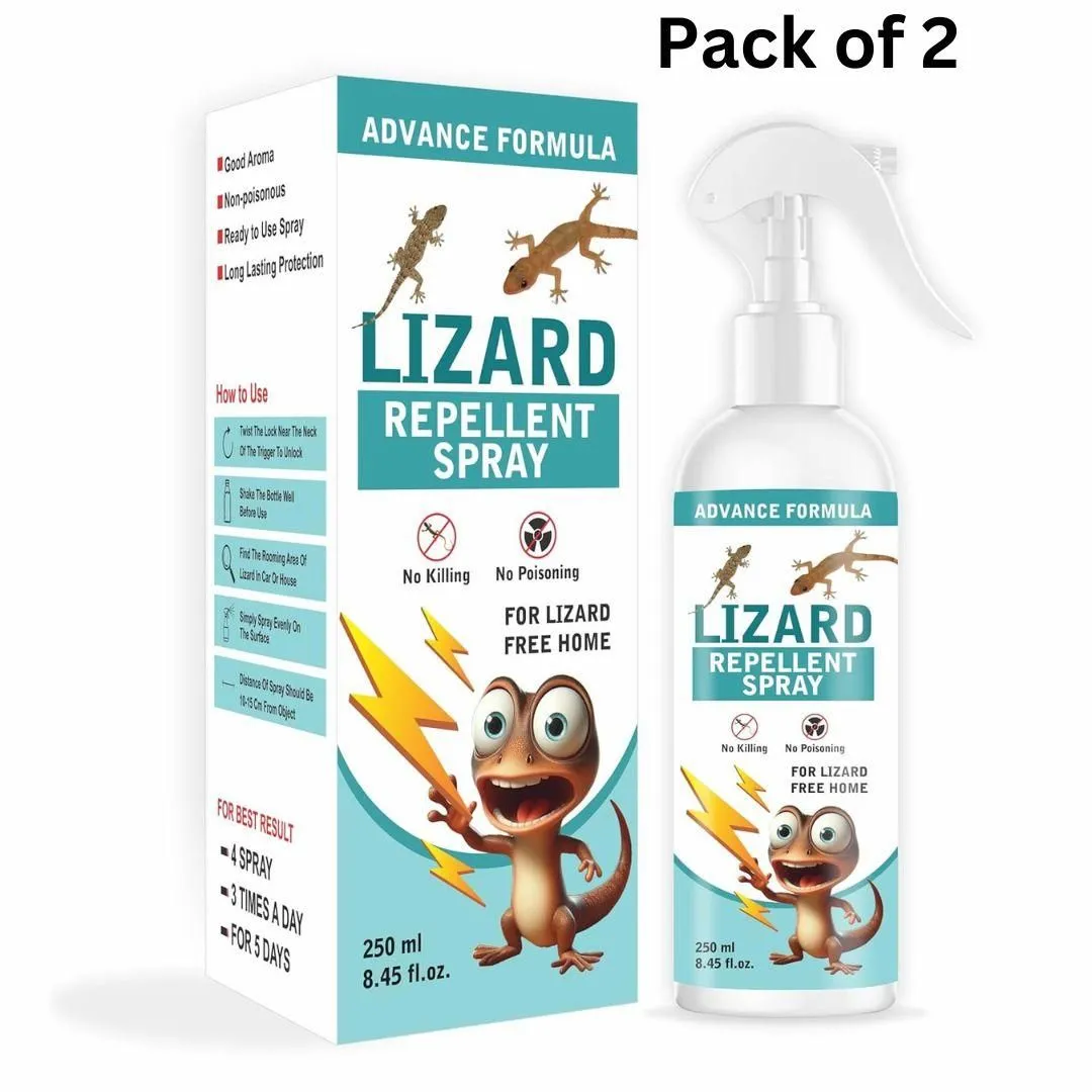 Lizard Repellent for Home Spray - BUY 1 GET 1 FREE