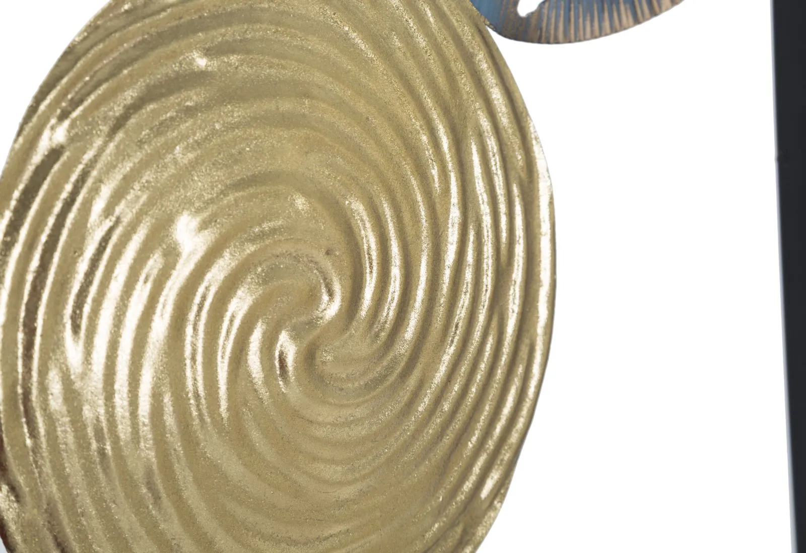 Metal Circles Geometric Wall Decor in Square Frame