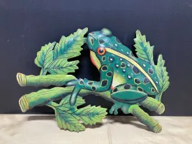 Metal Frog Wall Art