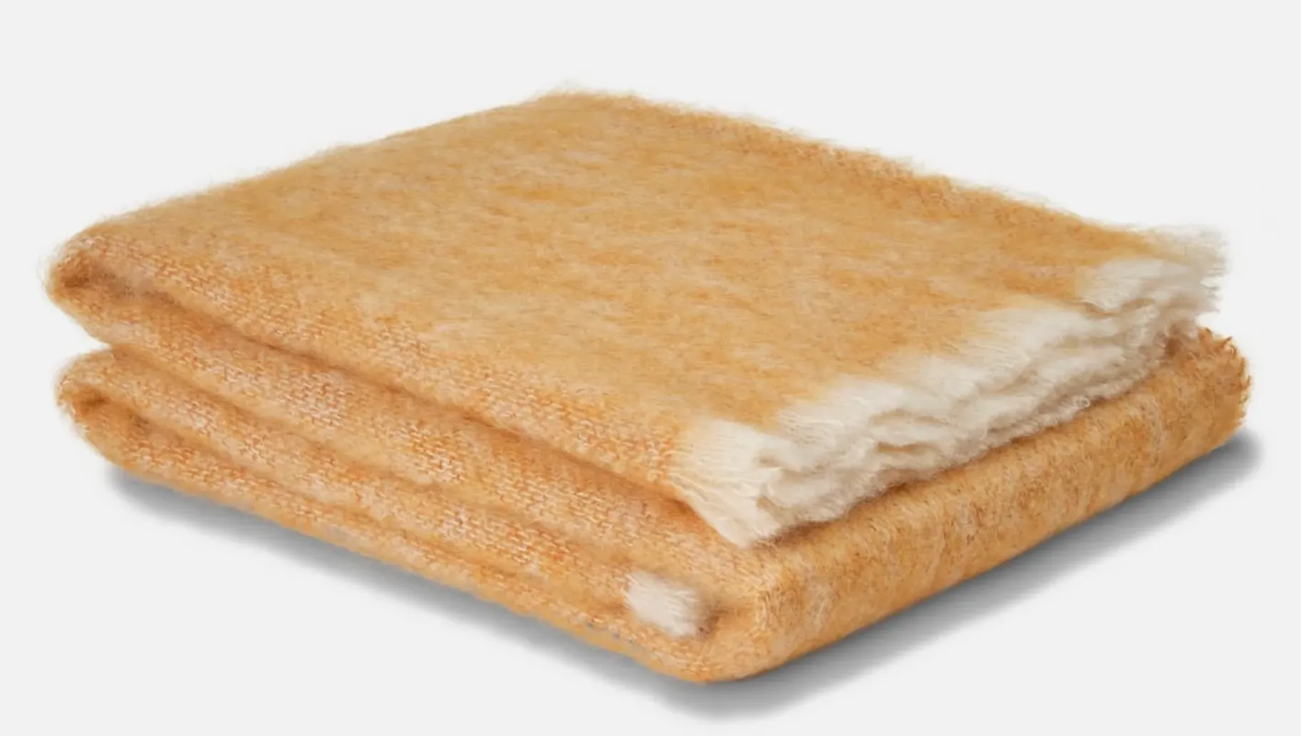 Mohair Throw - Ochre