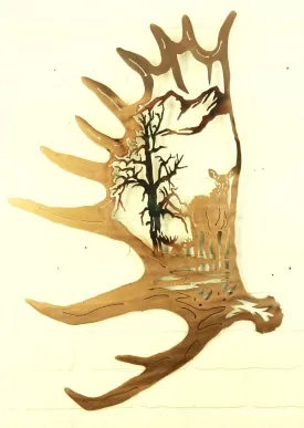 Moose Antler Scene