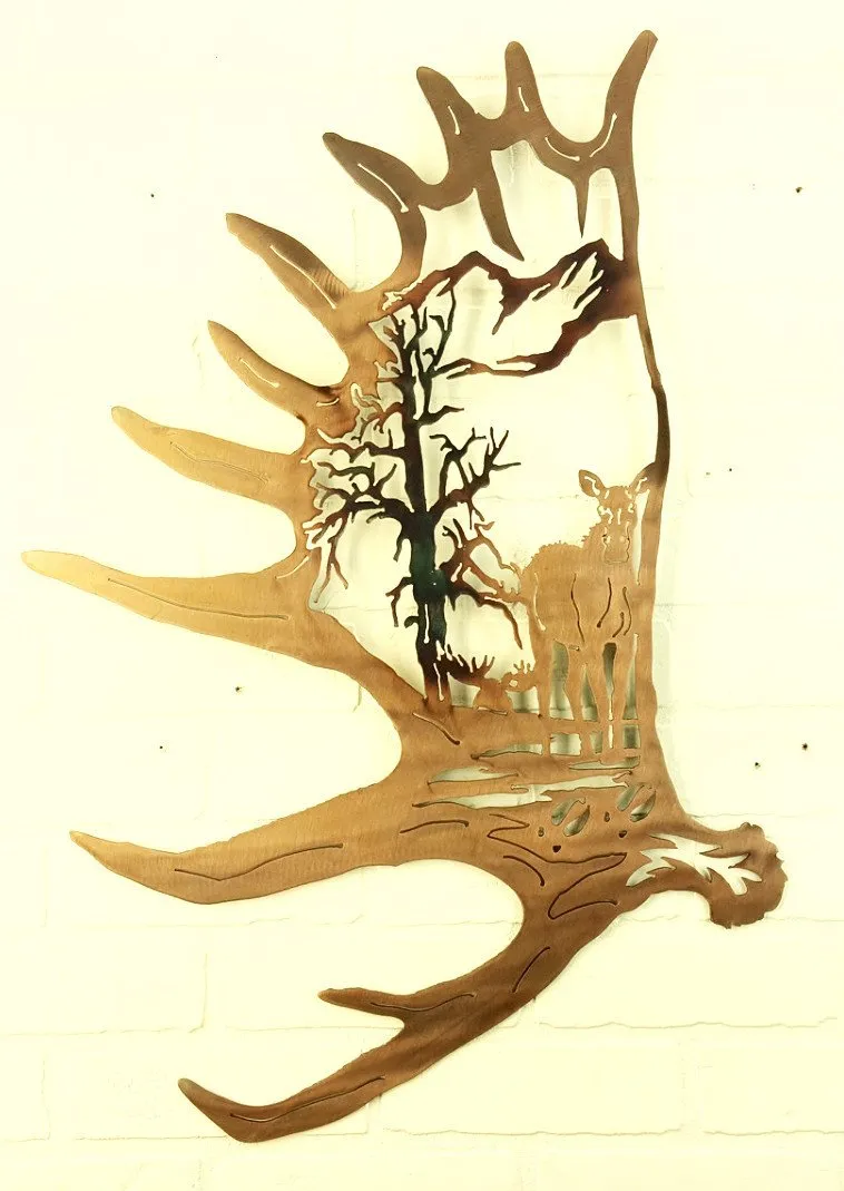 Moose Antler Scene