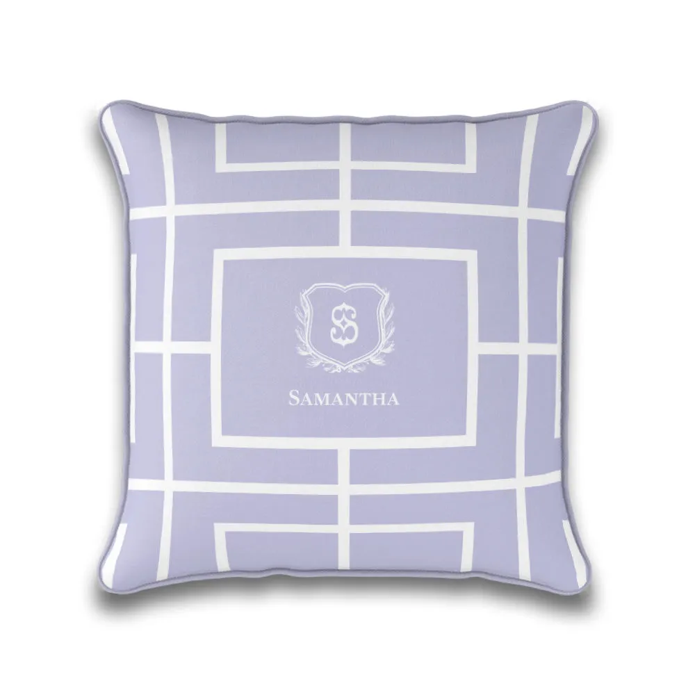Nautical Grid Cushion Cover