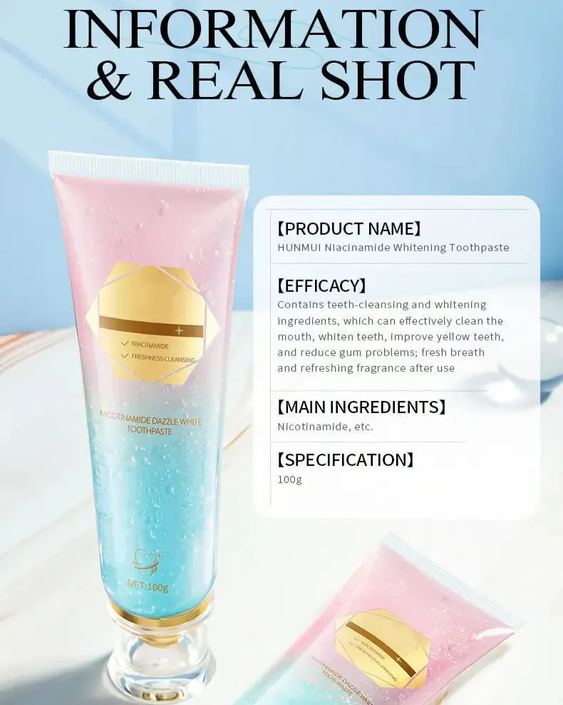 Niacinamide Whitening Toothpaste ( BUY 1 GET 1 FREE )