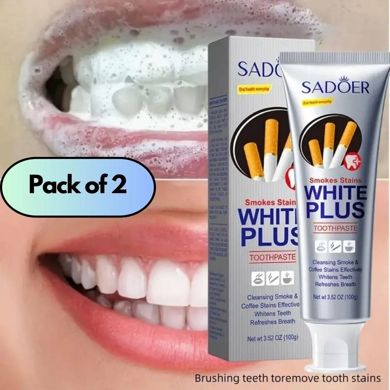Niacinamide Whitening Toothpaste ( BUY 1 GET 1 FREE )
