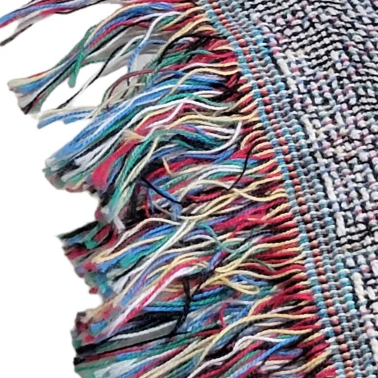 Peacock Collection No. 1 Oversized Woven Tapestry Blanket