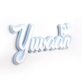 Personalised 3D Acrylic Name Plate - Train Engine