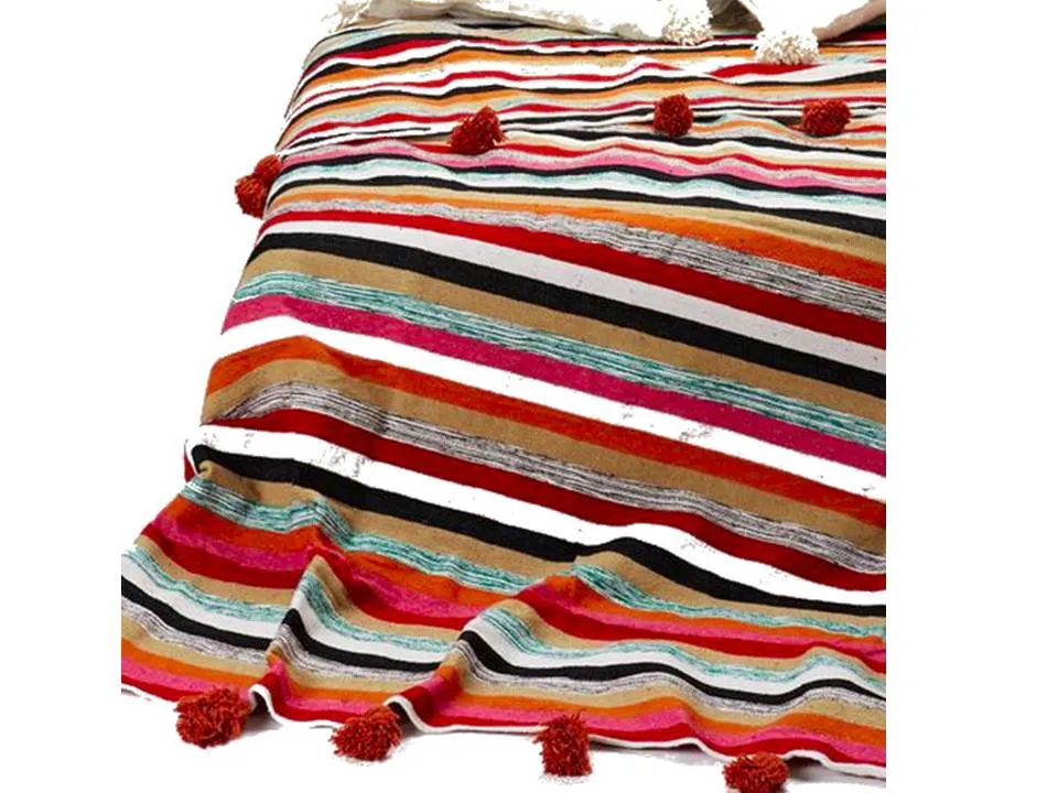 Pom Pom Blanket - Soledad