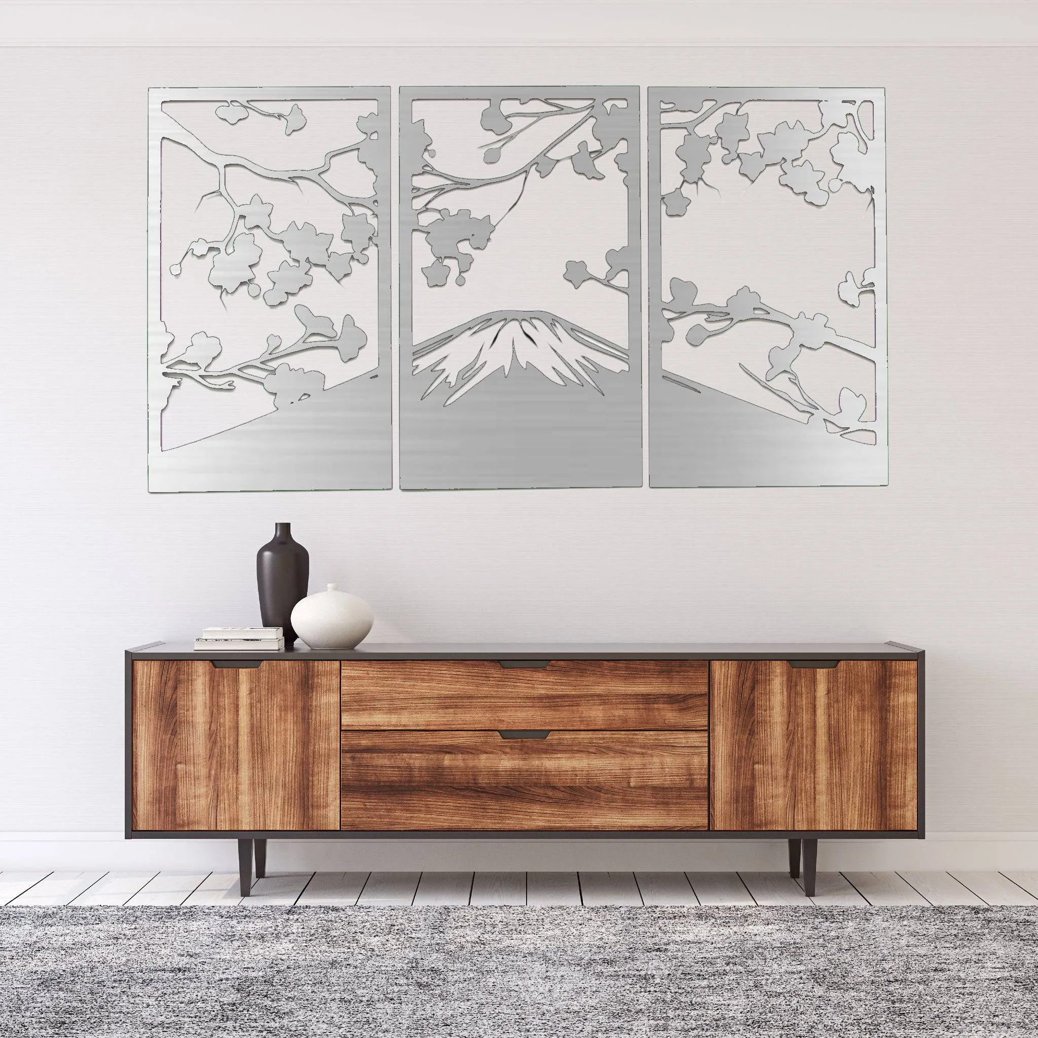 Sakura Cherry Blossom - Metal Wall Art