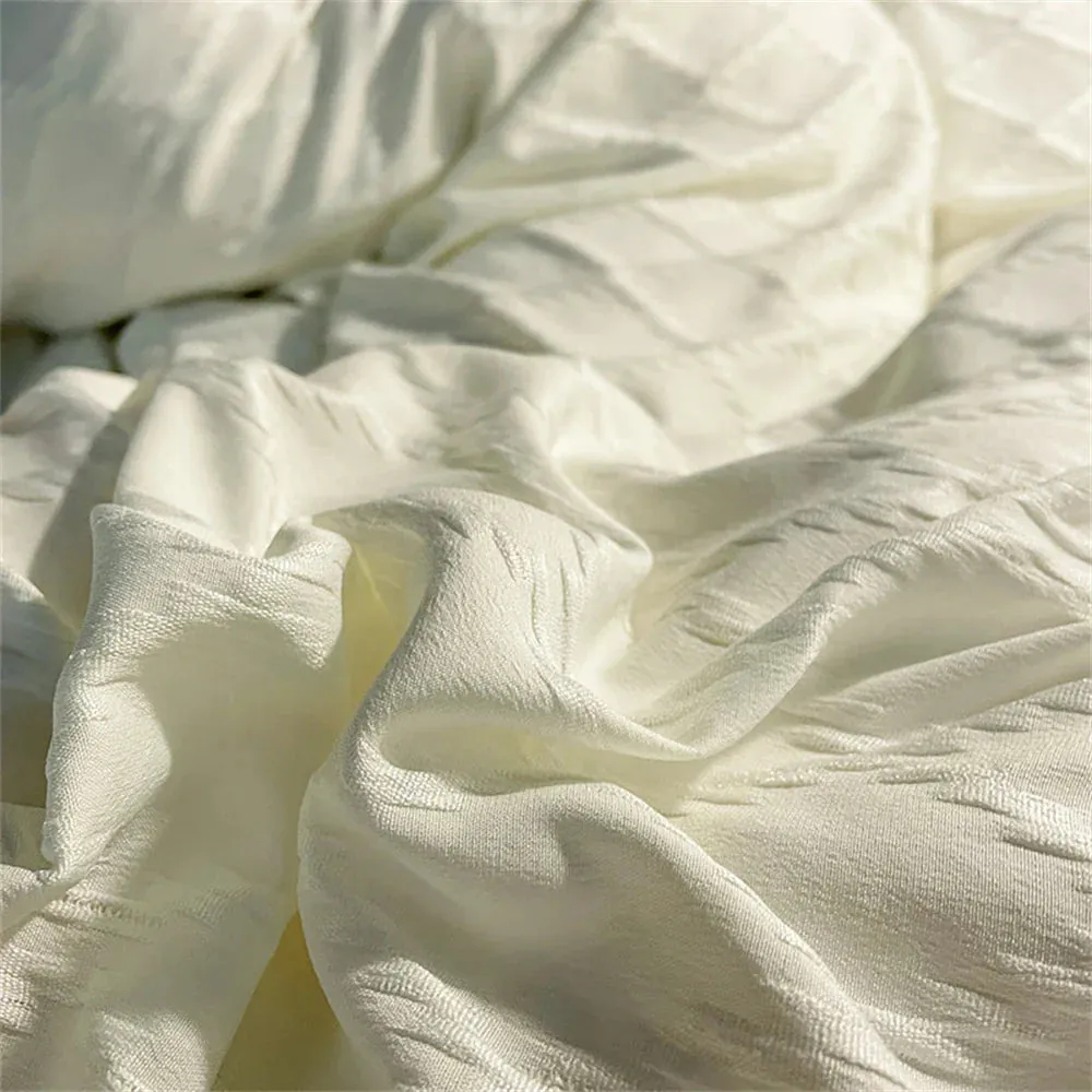 SINOTAO  -  Bedding Set Fashion Skin Friendly Fabric Home Hotel King Size Single Double Bed Set Duvet Cover Quilt Cover Pillowcase Bed Linen