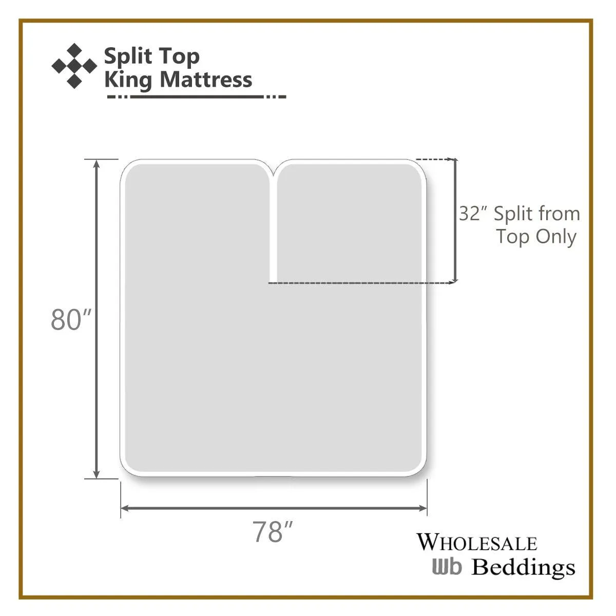 Split Top King ( Flex Top King ) Percale Sheet Set